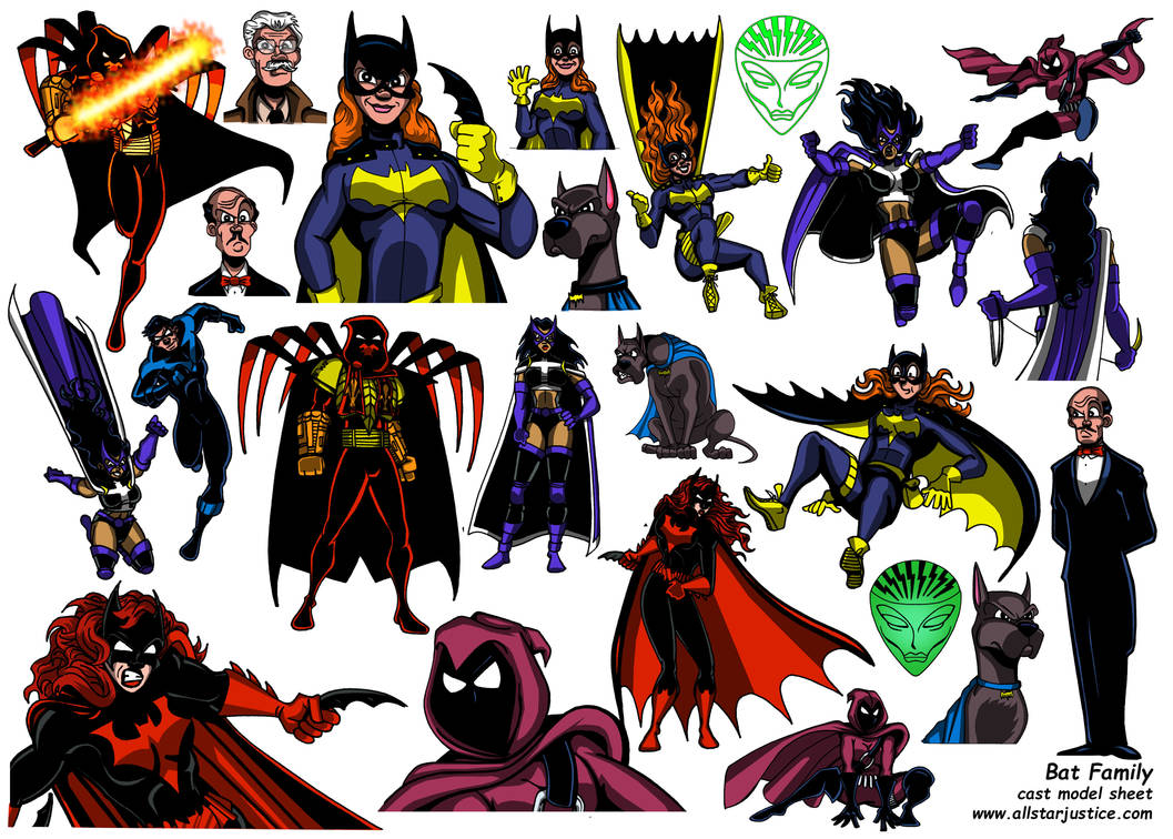 Model Sheet Bat Family by DDPeterson on DeviantArt