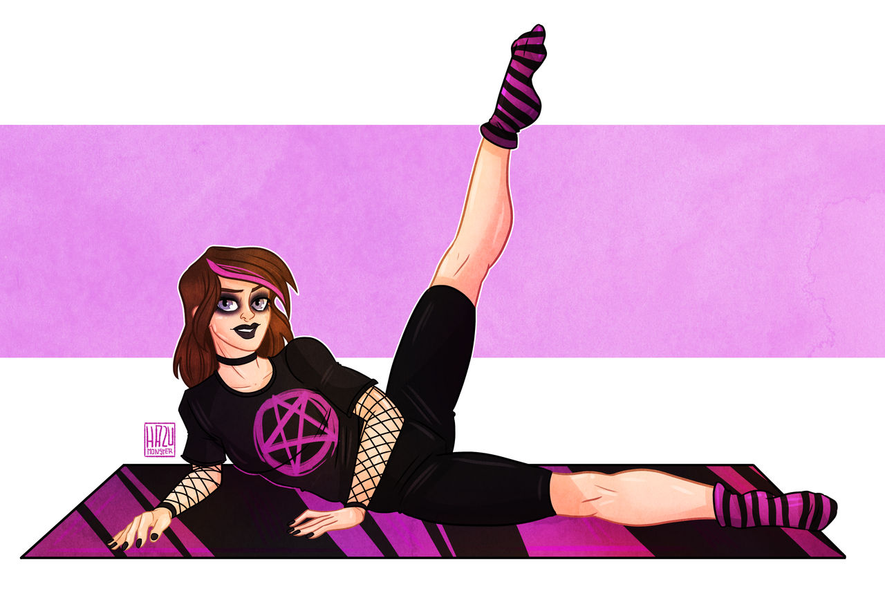 Avril tries yoga, try the Stinky Validation by Tastysox on DeviantArt