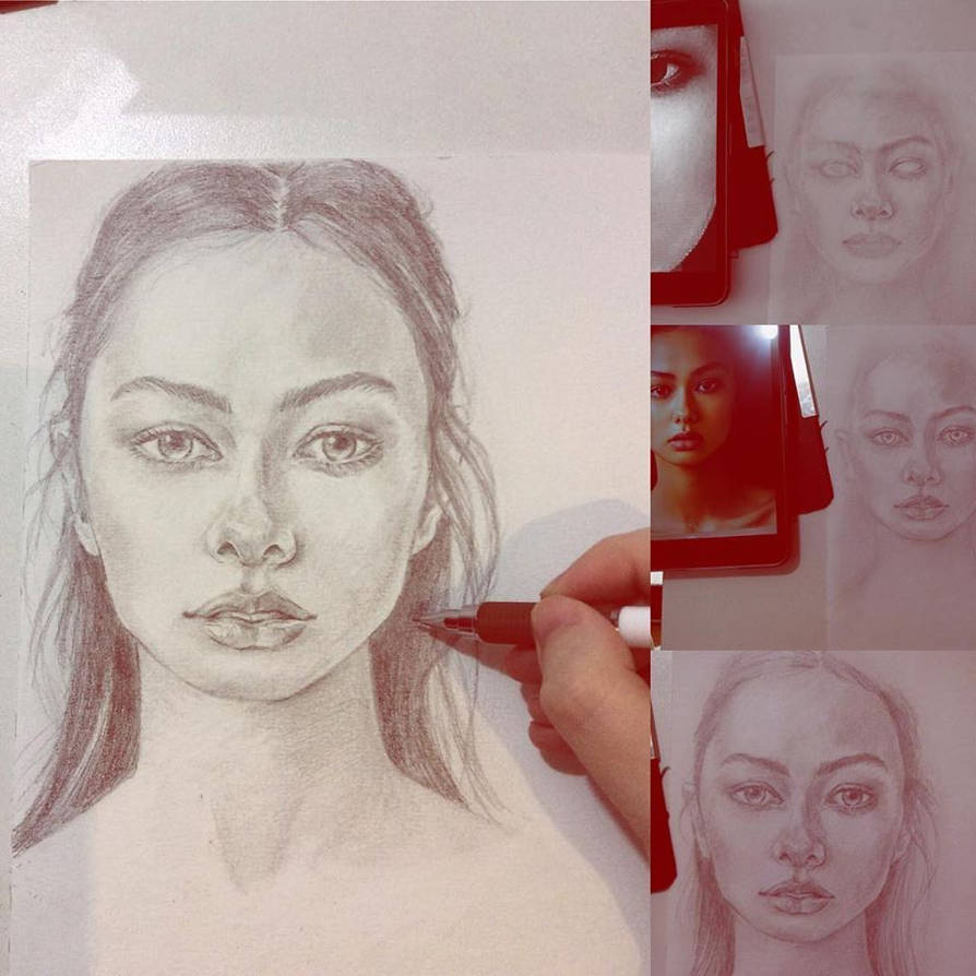 Female Face Study by Rommeu on DeviantArt