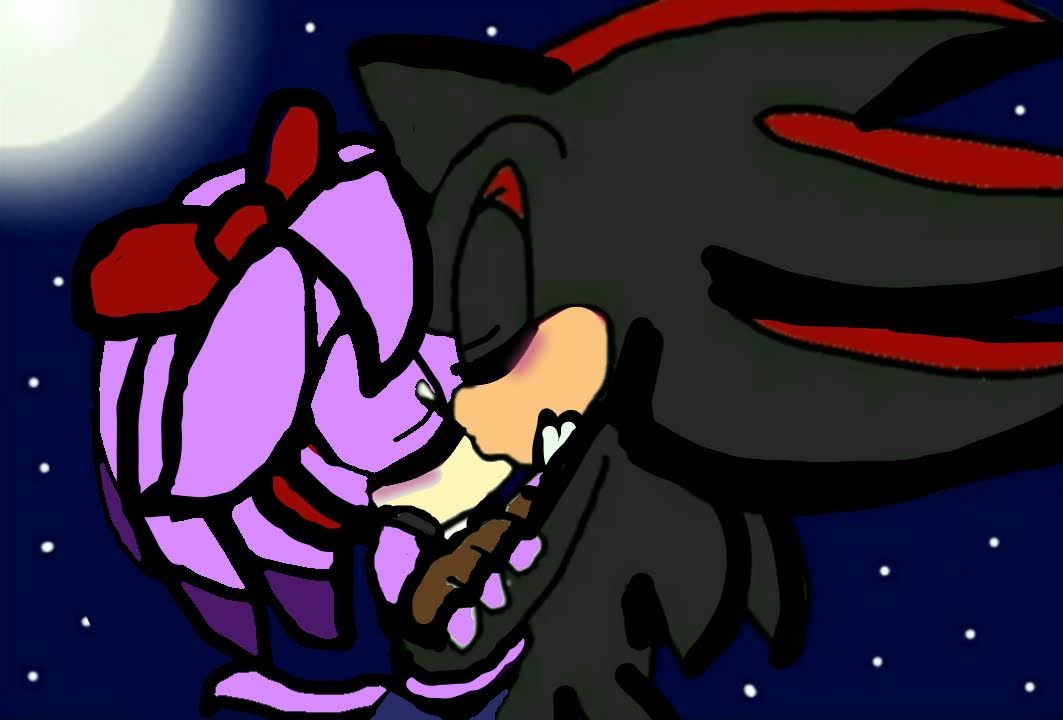 Sonic and Shadow kissing (Large) by LebbitBunny on DeviantArt