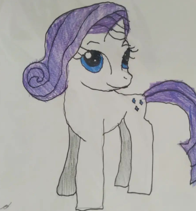 Rarity - My little pony (Fanart) by NatyRumin on DeviantArt