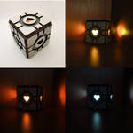 Cube companion decorative lamp Portal by ShadowOfLightt