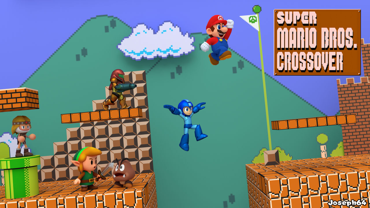 Super Mario Bros. Crossover Render by ImJoseph64 on DeviantArt