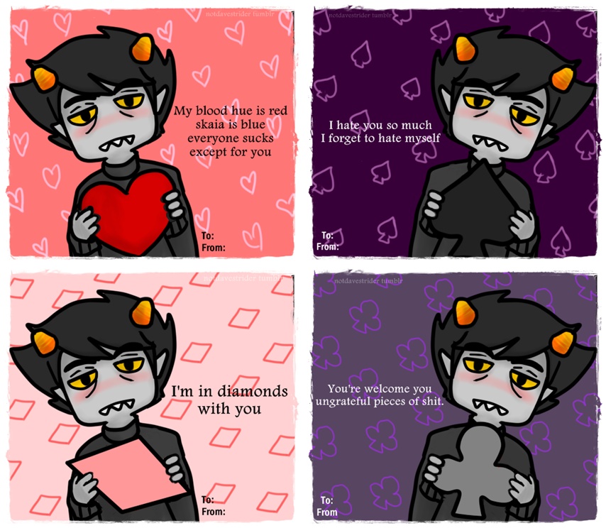 Karkat Valentine Cards