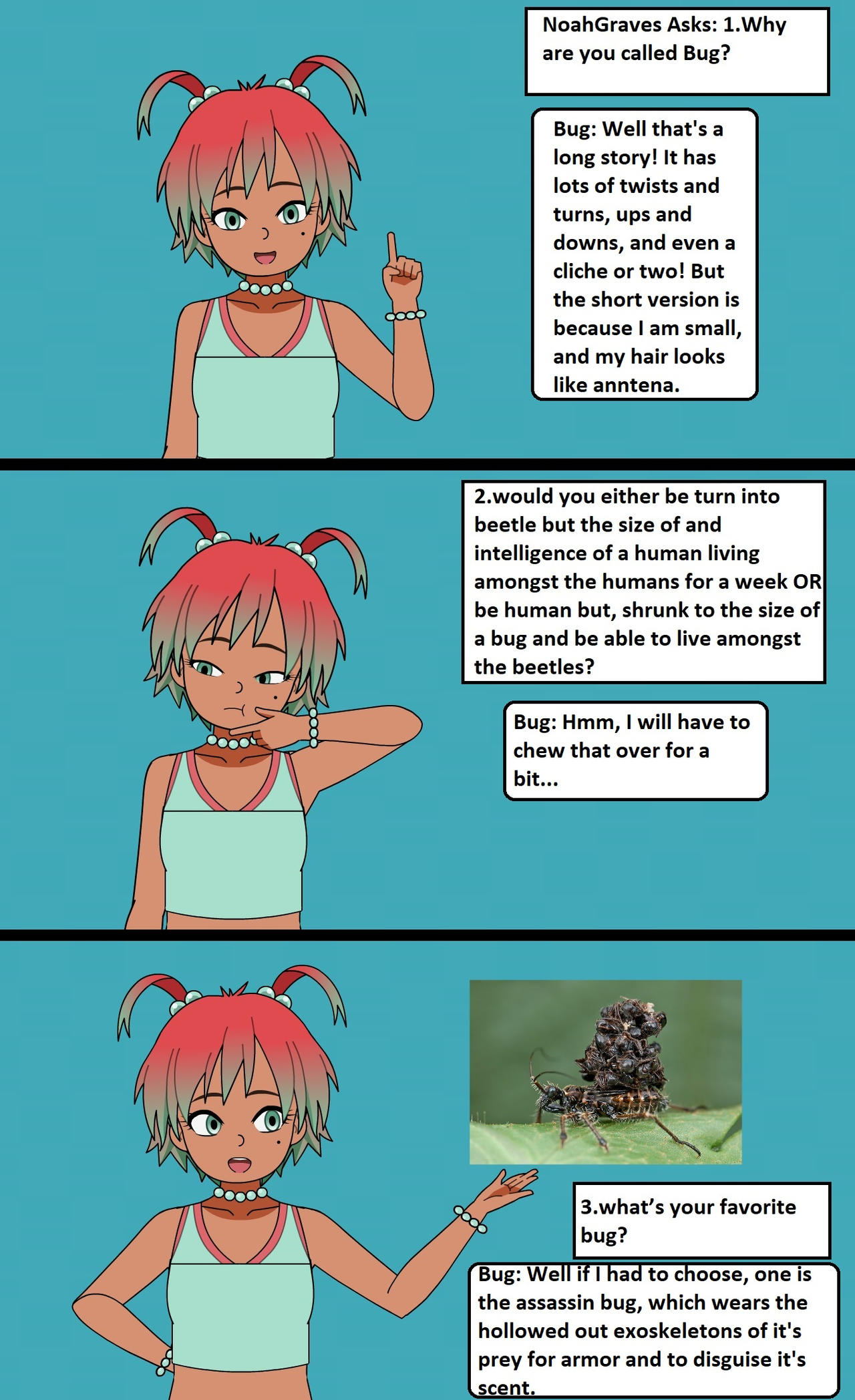 Bug Answers 2 by AustinFrom1995 on DeviantArt