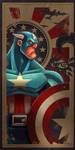 Avengers Card Captain America by frogbillgo