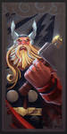 Avengers Card Thor by frogbillgo