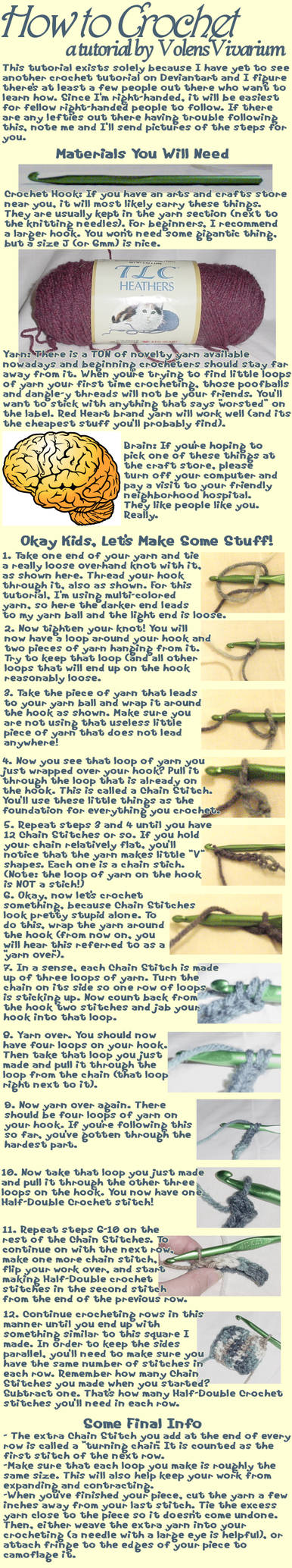 How to Crochet by VolensVivarium