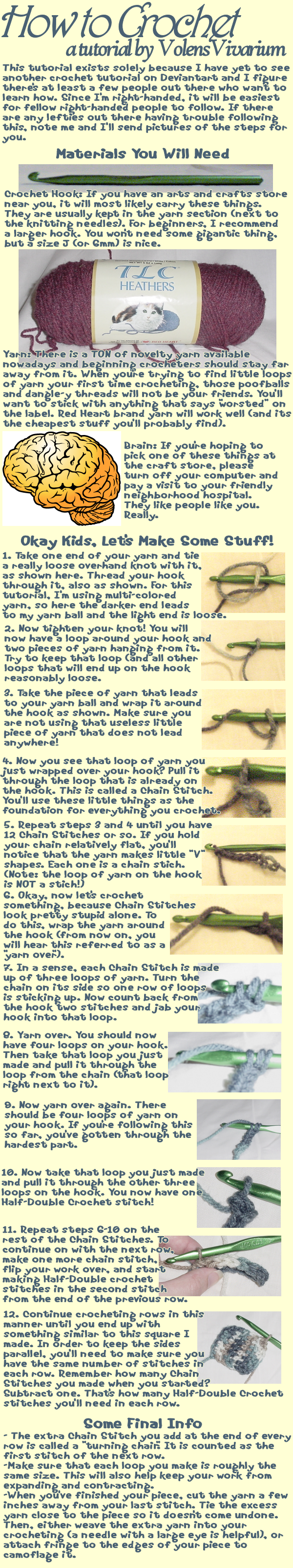 How to Crochet by VolensVivarium