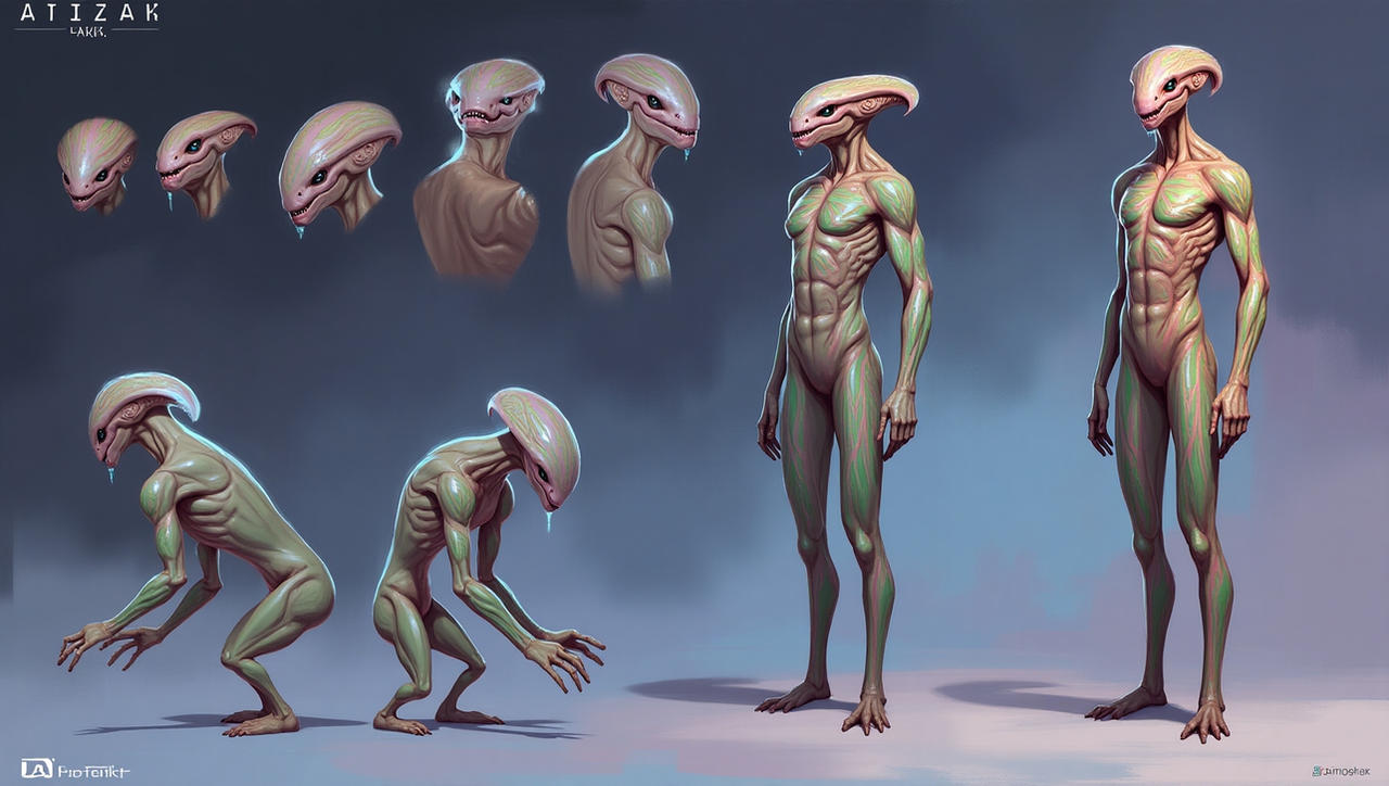 Alien Design,. by cgpine3d on DeviantArt