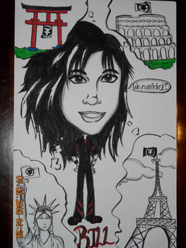 Caricature of Bill Kaulitz