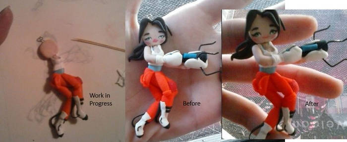 Handmade Chell Progress