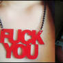 fuckyou necklace