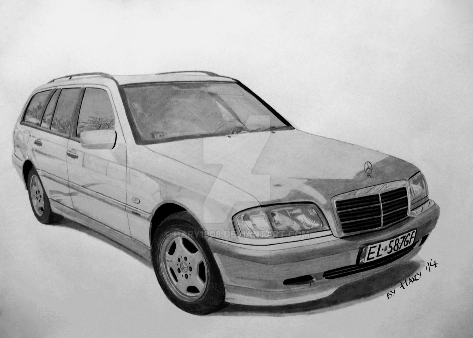 Mercedes Benz C-Class W202 Wagon Drawing by hary1908 on DeviantArt