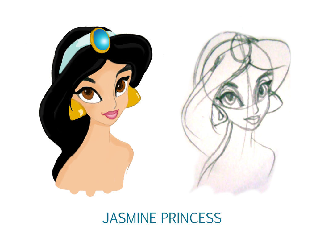 Jasmine princess ( digital painting)