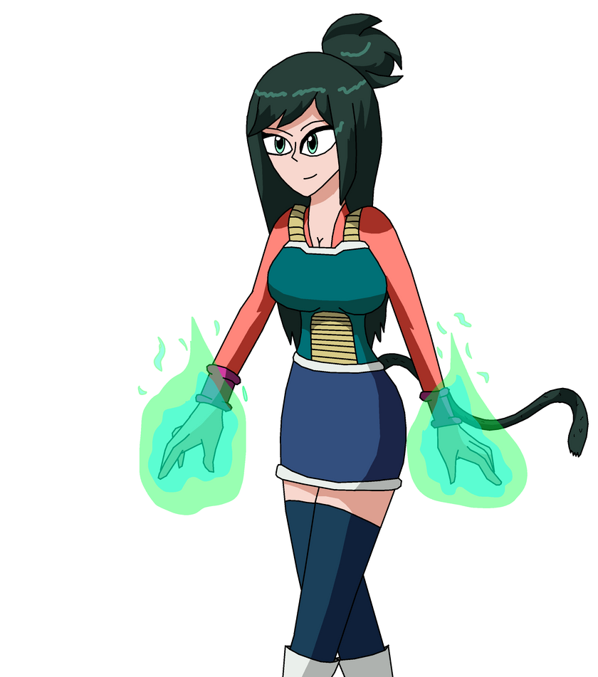 Inko Midoriya as a saiyan by demonangeltheo on DeviantArt