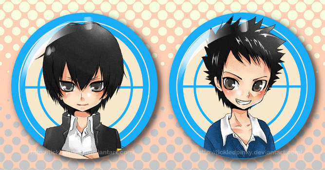 KHR Buttons:Hibari + Yamamoto