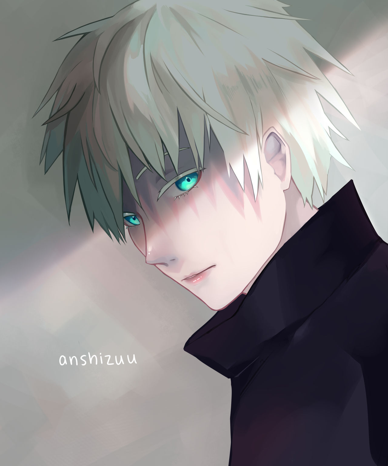 gojo satoru by anshizuu on DeviantArt