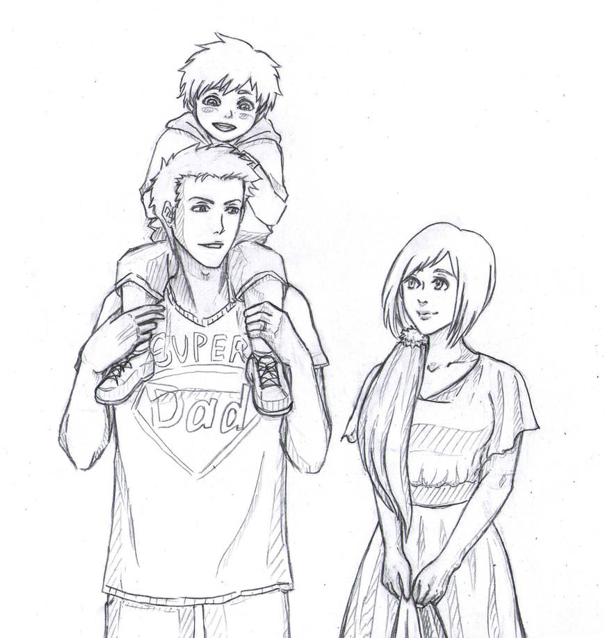 Sketch Kurosaki family by Minika Ryun on DeviantArt Sketch Kurosaki family by Minika Ryun on DeviantArt