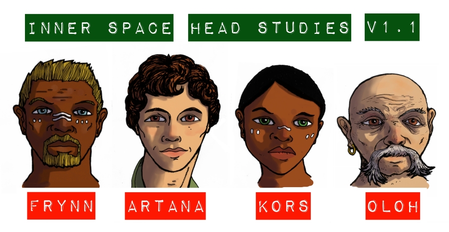 Inner Space Head studies V1.1