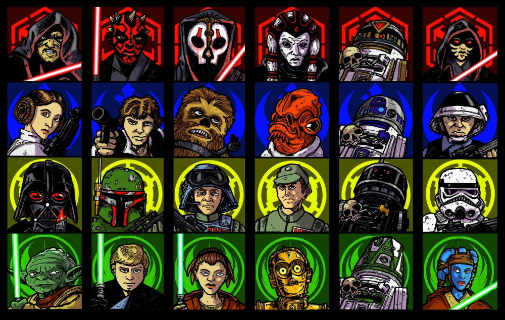 Star Wars Game Pieces By Wingsofwrath On DeviantArt