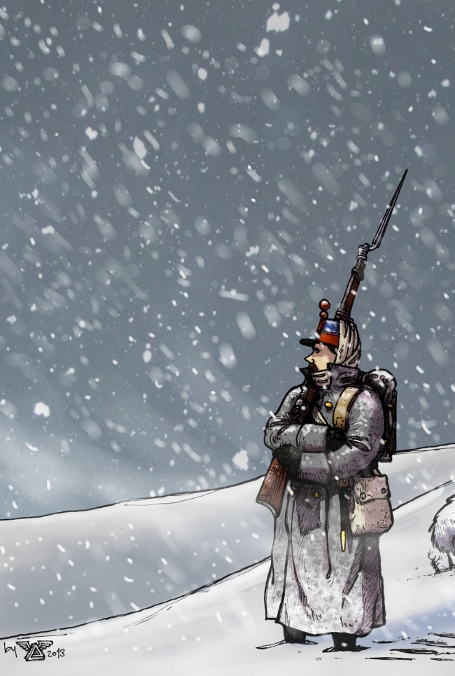 Soldier In The Snow 1877