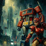 Optimus Prime and Arcee