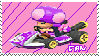 Purple Toadette stamp by Moonball14