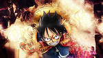 Luffy-Signature-TheBlack by OneBill