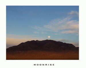 moon over mountains