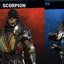 SSBU: Scorpion VS Sub Zero MK11 Style 