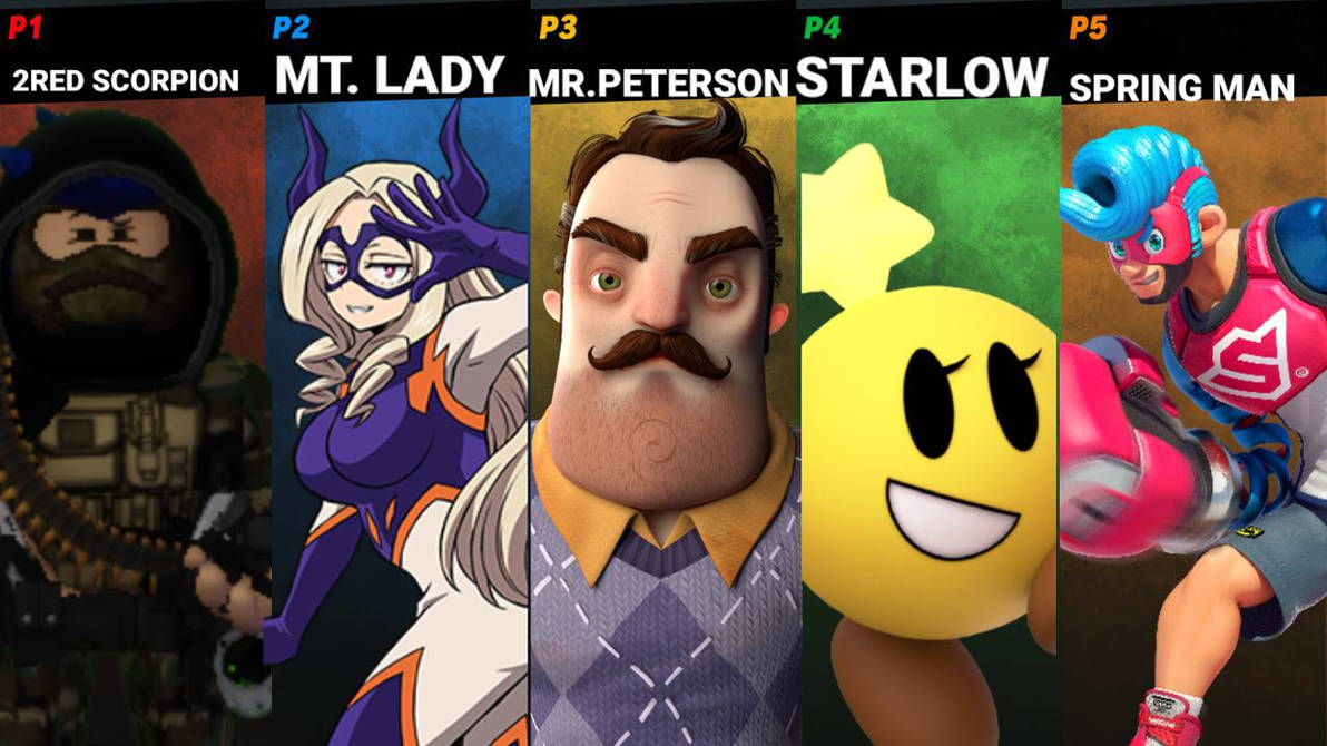 SSBU: Mr Peterson, Starlow, Spring Man Is Ready!!! by RedPandaGuy2 on ...