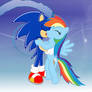 Sonic and Rainbow Dash - Kiss Me