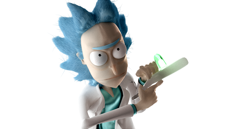 Rick Sanchez Script Rick Sanchez Render close up by TheAntitoxic on DeviantArt