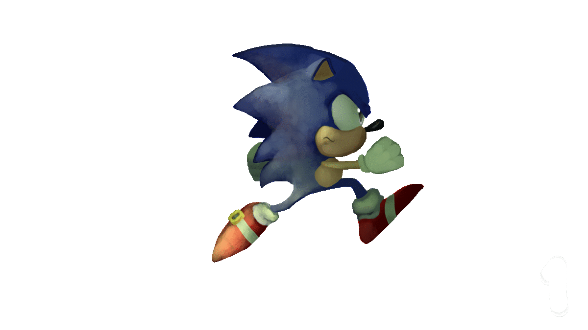 Sonic the Hedgehog HD Animated Sprite by TheAntitoxic on DeviantArt