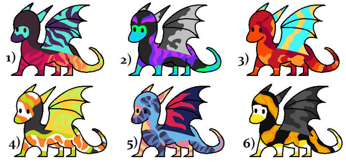 Chibi Dragon Adopts 02 - Closed