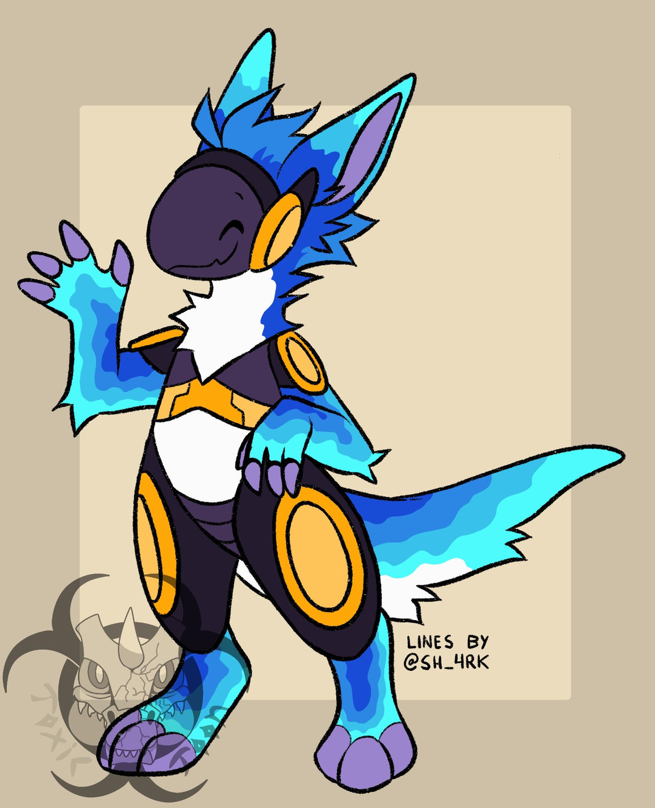 Protogen Adoptable 18 (OTA) - Closed by ToonsAdopts on DeviantArt