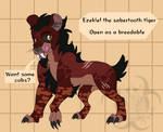 Personal OC Breedable (Sabertooth) - Open by ToonsAdopts