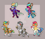 Mixed Anthro Adopts 10 (Set Price) - Open by ToonsAdopts