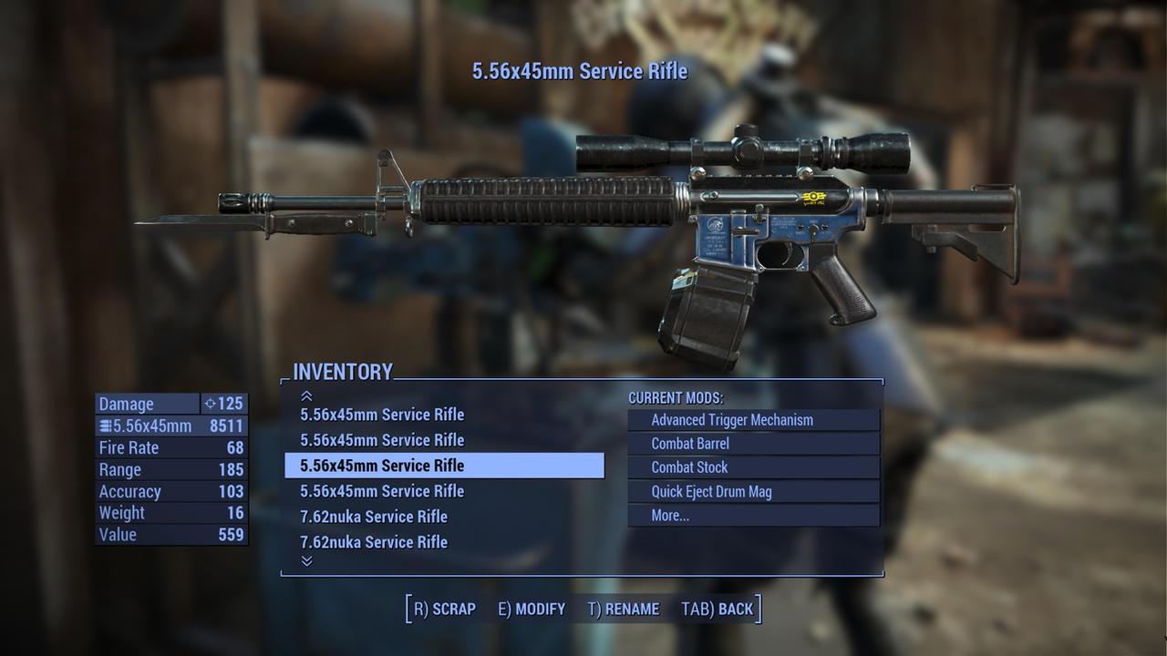 Fallout 4 - Service Rifle No3 by PlutoSkybase on DeviantArt