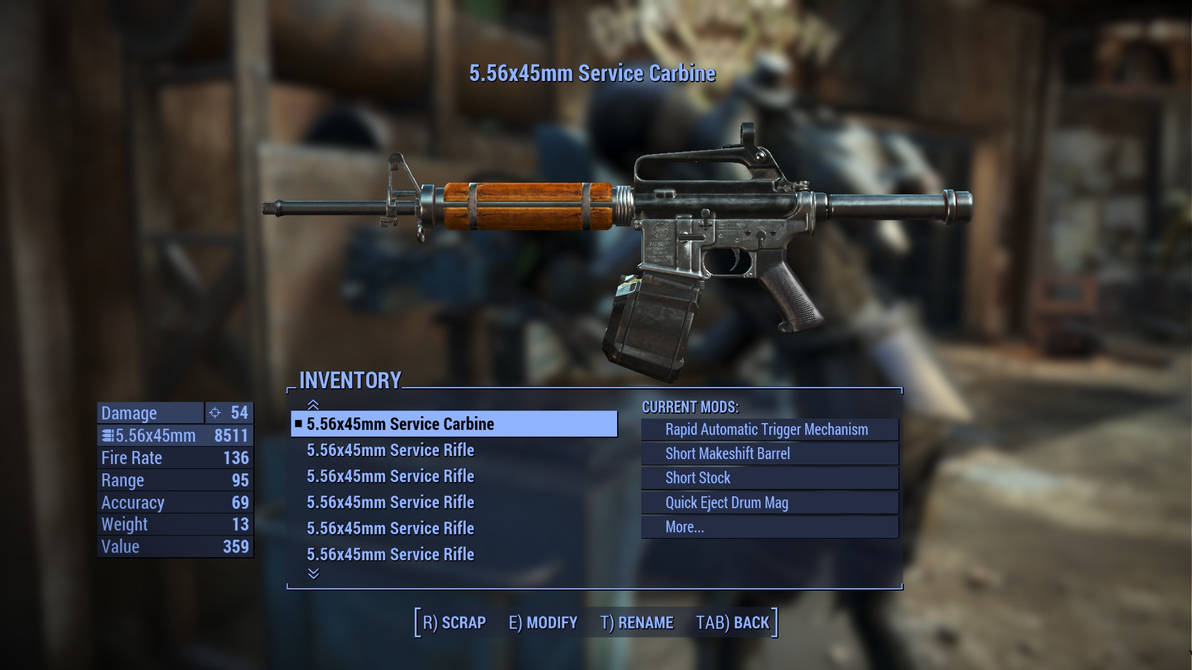 Fallout Service Rifle Front Fallout 4 - Service Rifle No7 by PlutoSkybase on DeviantArt