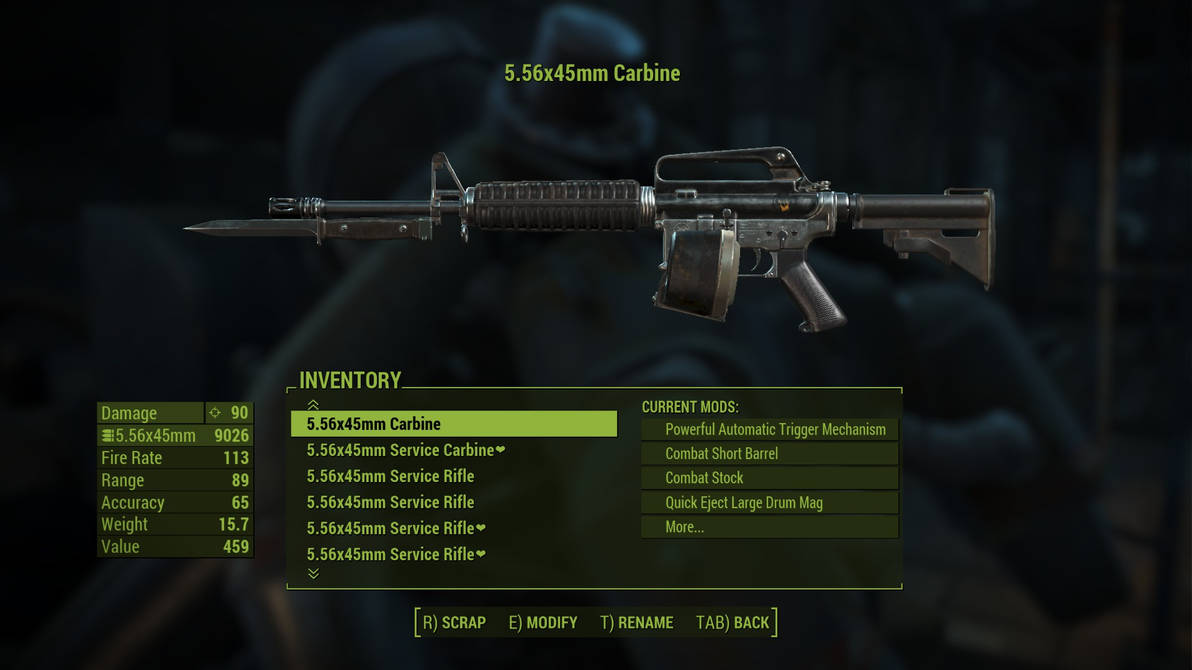 Fallout 4 - Service Rifle No6 by PlutoSkybase on DeviantArt