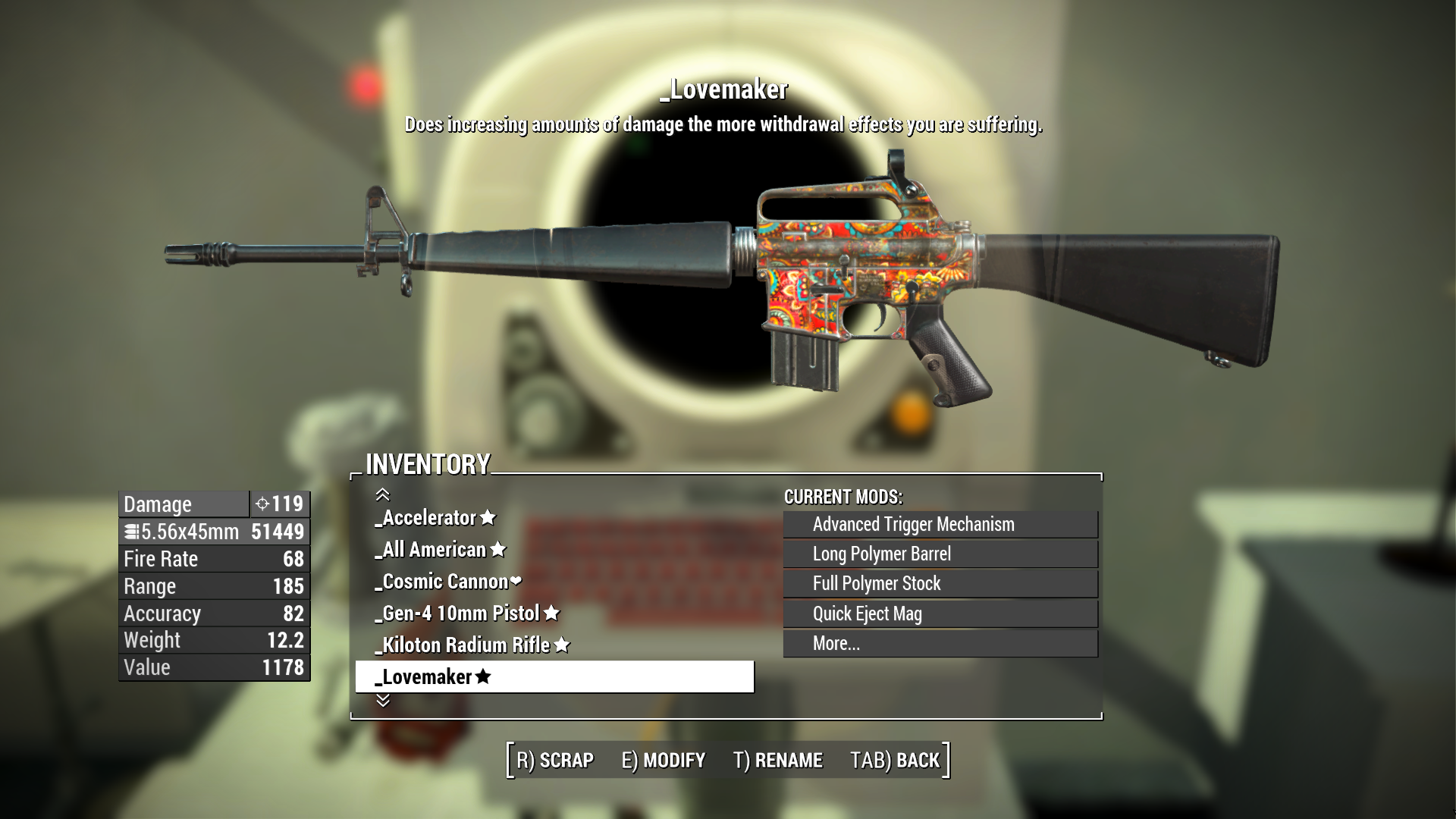 Fallout 4 Service Rifle Mod 'Lovemaker' by PlutoSkybase on DeviantArt