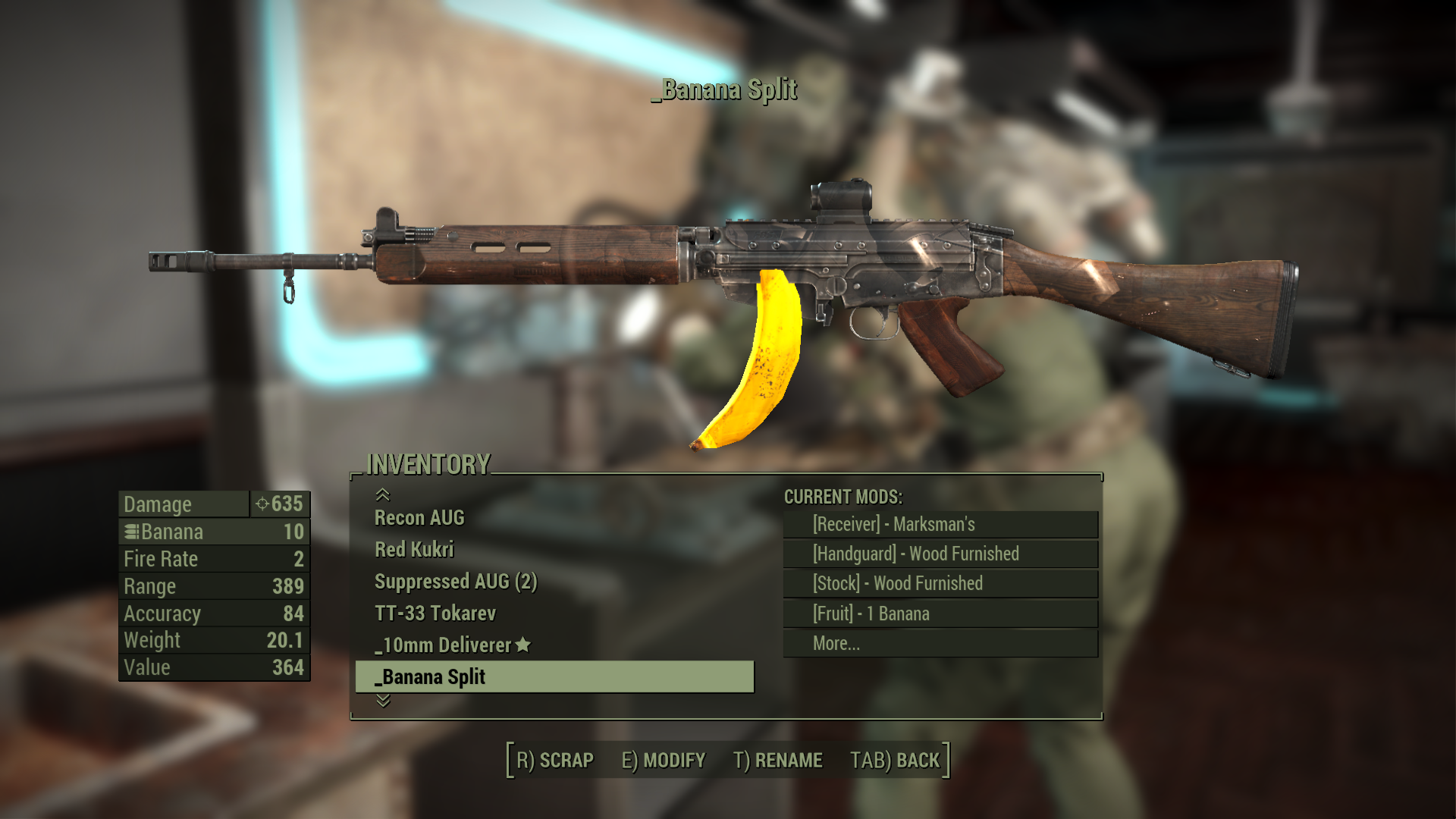 The Banana Gun at Fallout 4 Nexus - Mods and community