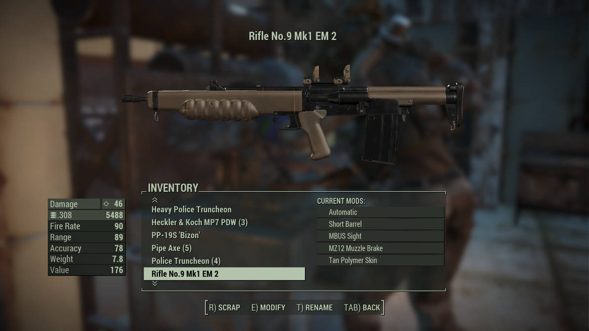 Fallout 4 - EM-2 rifle No.2 by PlutoSkybase on DeviantArt