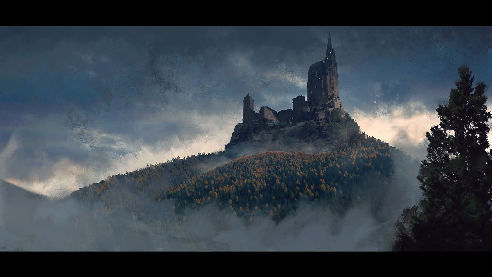 Science Fiction Monastery The Monastery by a-tarzia on DeviantArt