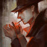Detective in the rain