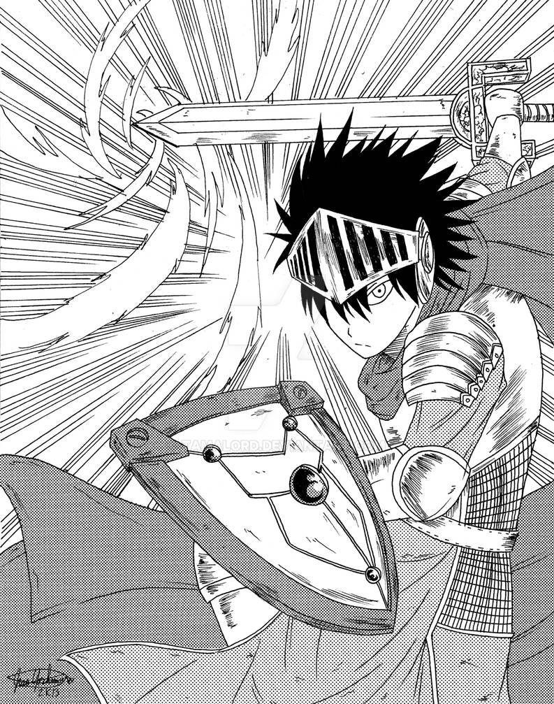 Knight Attacking by tamalord on DeviantArt