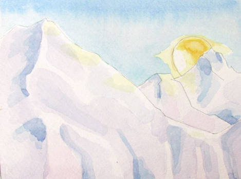 Watercolor Mountain