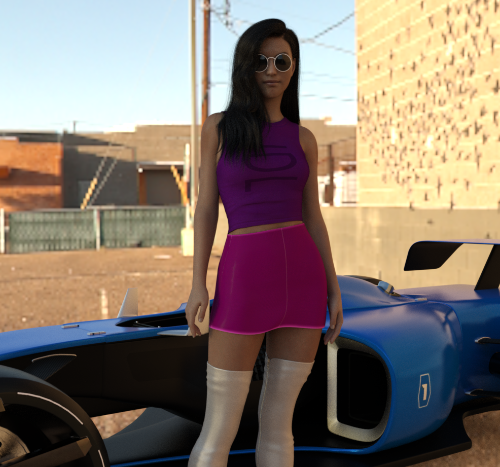 Keiko (Hotshot Racing fan art) by thrashbandicoot01 on DeviantArt